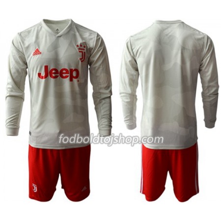 Juventus Børn Udebane Fodboldsæt 2019-20 L/S (+ Korte bukser)